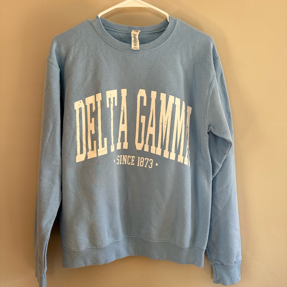 Blue Delta Gamma Crewneck Sweatshirt LIKE NEW